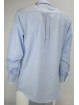 Classic Light Blue Striped Poplin Men's Shirt - Button Down - Grino
