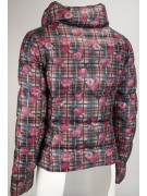 Jacket Quilted Jacket Ladies 42 S Plaid Pattern - VLab