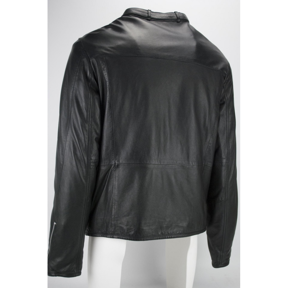 Soft Leather Jacket Man 50 L Zwart - Impervela