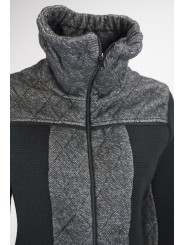 Knit jacket Women ' s 44 M Zwart-Grijs - Hekla&Co.