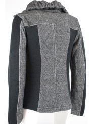 Knit jacket Women ' s 44 M Zwart-Grijs - Hekla&Co.