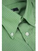 Мужчынская кашуля ў зялёную белую палоску ButtonDown - M 40-41 - класічны крой