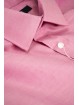Мужчынская каралава-ружовая кашуля з шырокім каўняром - M 40-41 - вузкі крой