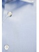 Мужчынская светла-блакітная кашуля з французскім каўняром 41 - прыталены крой