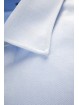 Hellblaues Herrenhemd mit französischem Kragen und Fischgrätenmuster 41 - Slimfit-Passform