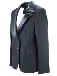 Smoking jacket dames Zwart maat handige - Elegante Blazer