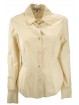 LES COPAINS Jacket Screwed Woman Pocket 44 M Beige Dresses, Shirts, t-shirts