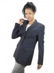 Blazer jacket Long Women's size 42 - Dark Blue Frescolana - Unlined - No Brand Sample