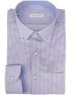 Small Patterned Red Blue Button Down Man Shirt - Philo Vance - Garda