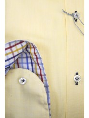Men's Yellow Oxford Slub Button Down Shirt - Philo Vance - Blackboard
