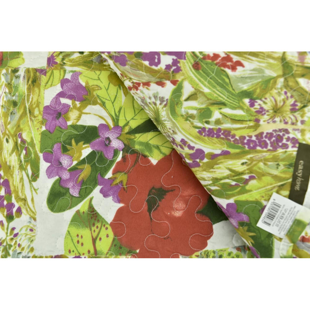 Edredón Acolchado Colcha de la Cama del Jardín de la Flor 260x260 - Boutis acolchado para mejorar el Verano