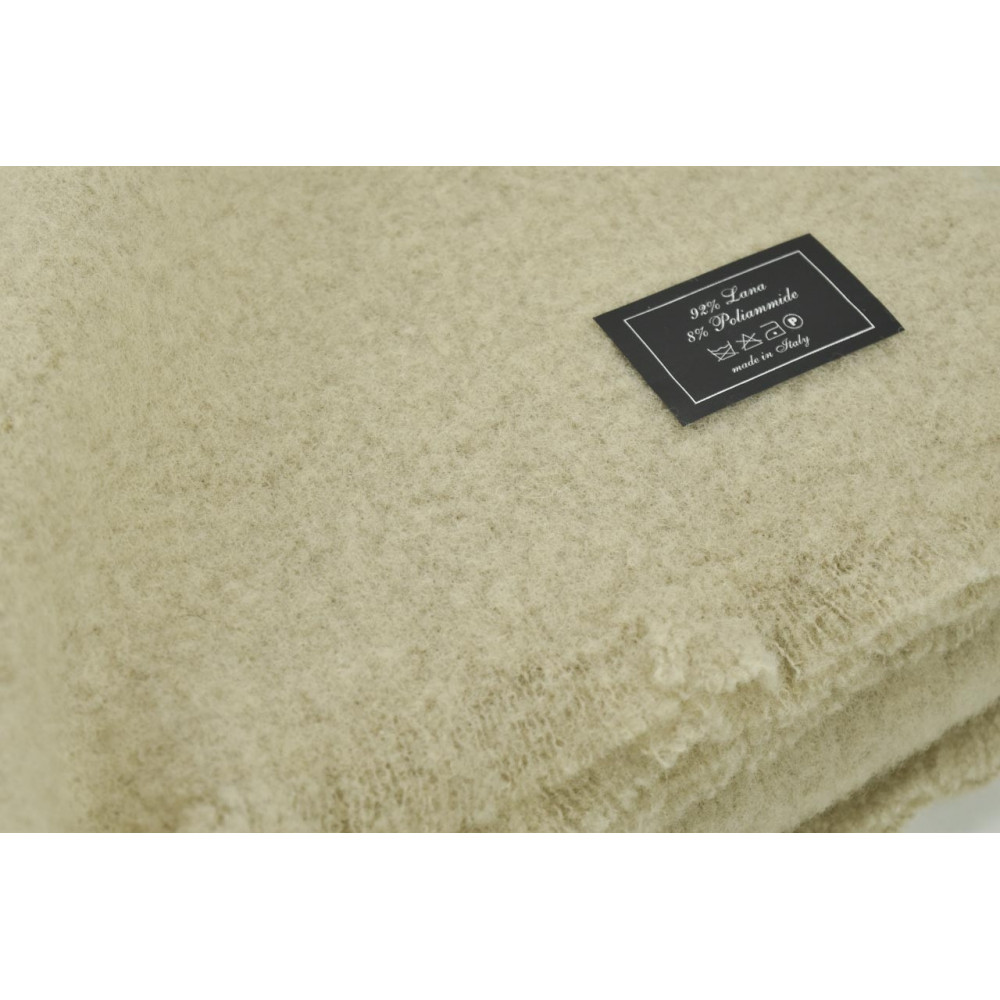 Light Cover Double, Milk-White Mohair And Pure Wool