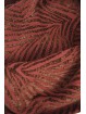 Tagesdecke Copritutto Doppelbett 260x270 Samt-Zebra Jaquard Bordeaux