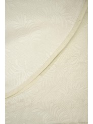 Bedspread, Single, Maxi Piquet Ivory Ramage Acanthus 180x290