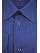 クラシック メンズ シャツ 42 ブルー インク FilaFil イタリアン カラー