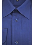 Shirt Für Herren, Die Klassischen 42 Blau Ink FilaFil Hals Deutsch
