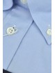 Klassisches hellblaues Oxford-Herrenhemd Italien-Kragen
