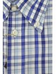 Camisa de Sastre para Hombre Button Down 16½ 42 Azul Celestial Checks