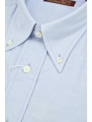 Camisa de hombre clásica azul claro Oxford ButtonDown