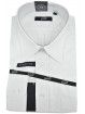 Klassisches weißes Oxford-Herrenhemd Italien-Kragen