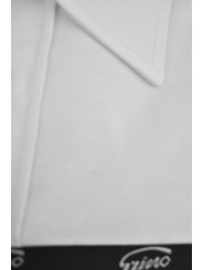 Класічная белая мужчынская оксфардская кашуля з італьянскім каўняром