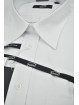 クラシック ホワイト オックスフォード メンズ シャツ イタリア カラー