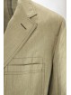 Men's Jacket 50 L Pure Linen Sand Beige Casual 3Buttons