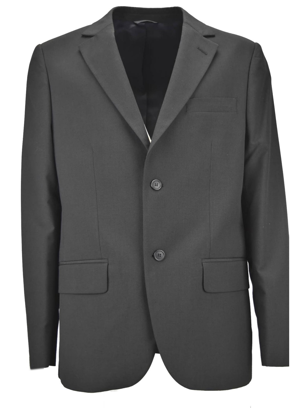 2Buttons Slim Man Suit 54 Dark Gray Solid Color 30218 4ST