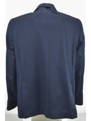 Men's Dark Blue Cotton Jacket 3 Buttons
