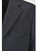 Herrenjacke 52 XL Schwarz Pure Cashmere Classic 3 Buttons - Weiß