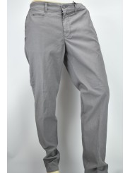 Pantalones de los Hombres Casual Slim Bolsillos Laterales Pequeños Patrones de Algodón - PE
