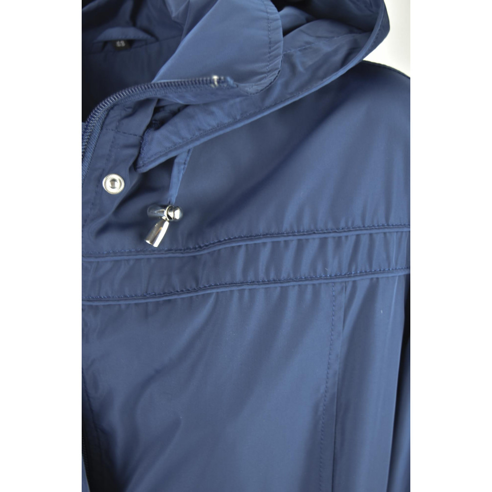 Jacket Waterproof Women Blue Calibrated bigger Sizes with hood - IKSask