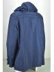 Giacca Impermeabile Donna Blu Calibrato Grandi Taglie con cappuccio - IKSask