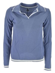 Sweater Woman Polo Cashmere 2Fili - Dry Fit