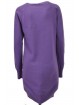 Dress Woman Purple Knit V Neckline Pure Cashmere