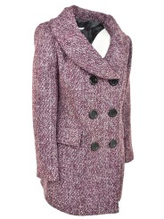 Jacket Women Double-Breasted Cloth, Wool Bouclé