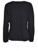 Mesh ladies crew neck 2Fili Wool and Cashmere - Fit Straight