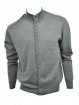 Pull Homme Bomber Boutons - Pure Laine Fine
