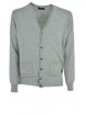 Man Sweater Cardigan V Neck Buttons - 100% Cashmere