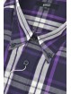 Man Shirt Checked Purple Scottish Poplin ButtonDown