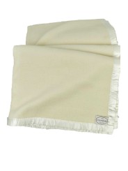 Decke 100% Pure Cashmere-Weiß Elfenbein-Weiß Elfenbein