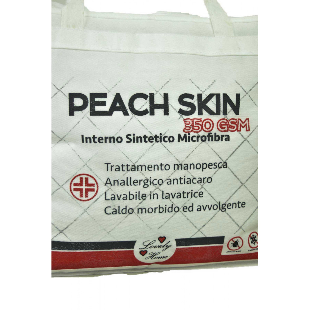 Piumino da sacco Interno Invernale 350 gr Anallergico Antiacaro - Peach Skin