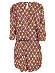 Vestido mujer hasta la rodilla Diseño geométrico - Pierre Cardin