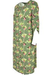 Knielanges Frauenkleid mit Blumenmuster - Pierre Cardin