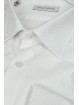 Elegant Men's Ceremony Shirt White Polka Dots on White - Philo Vance - Acerra