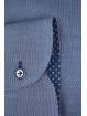 Elegant middenblauw herenoverhemd met stijldetails - Philo Vance - Diamante