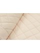 Couette couvre-lit Matelassé Double Rangées en Percale de Coton 270x270 King Size