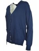 Cardigan Sweater Woman V Neck - Fit Wide - Fresh Jersey Summer