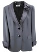 Tuxedo jacket Women Grey 48+ size convenient - Blazer Elegant