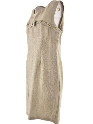 Sheath Dress + Shawl Elegant Linen Woman
